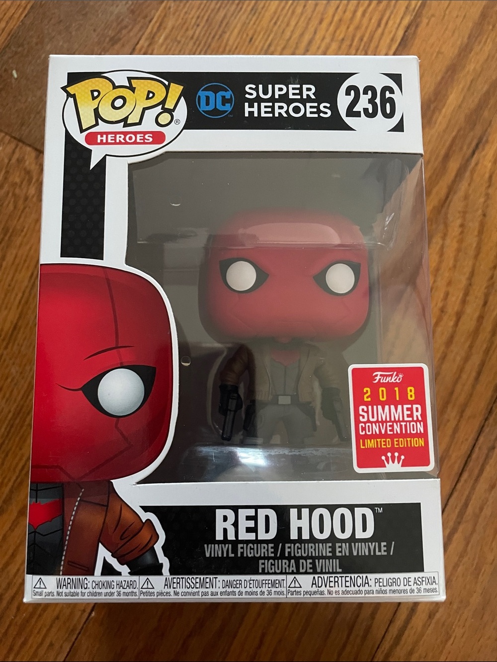 Funko Red Hood Pop! Vinyl Figure in Red and Brown